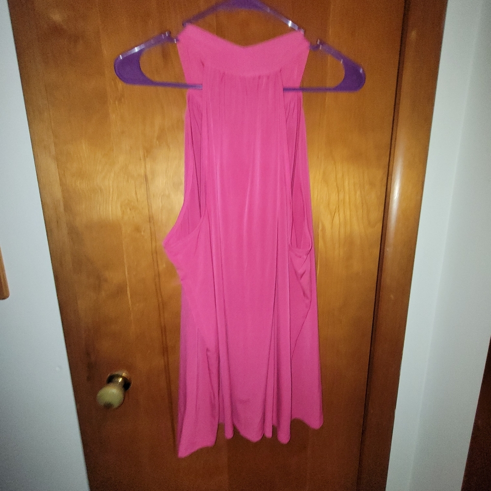 Lane Bryant Pink Tie Tank Top - Picture 5 of 6